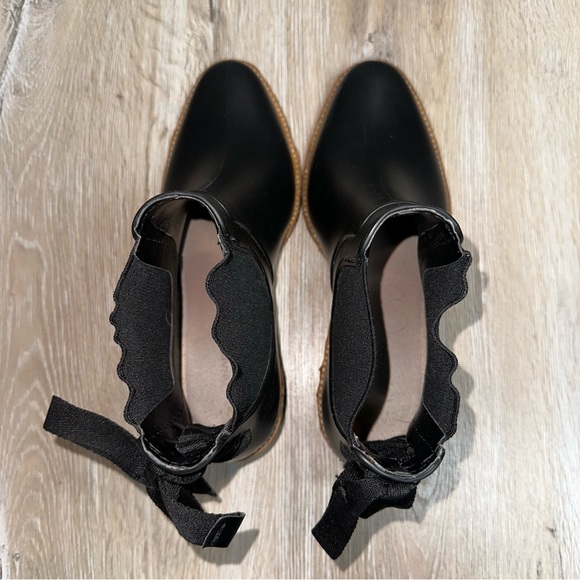 Bernardo Briton Women’s Rain Chelsea Boot Black Size 9 Bow Tie Preppy Casual - Picture 7 of 16